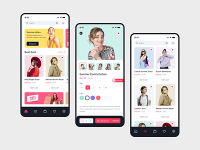 Zaika E-Commerce Fashion App amazon app beautiful dashboard e commerce fashion graphic design ui ux zara