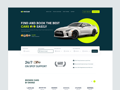 Car Booking Website airport animation app beautiful branding car car booking dashboard design hotel booking illustration landing page logo mobile app travel ui ux vector website