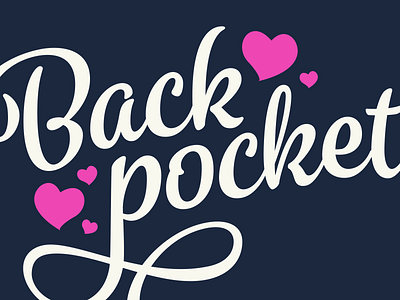 Back Pocket poster typography