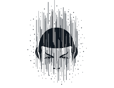 Spock Transport - Star Trek Men's Perfect Tee 2d abstract art character design fantasy galaxy graphic design illustration illustrator spock startrek uss enterprise vector