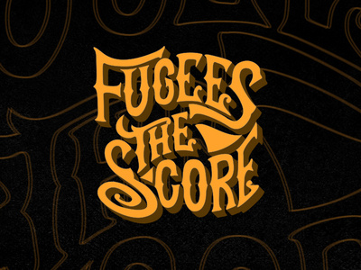 The Fugees-The score branding colors design design art font graphic art graphicdesign hip hop illustration illustrator lettering logo rap typography vector