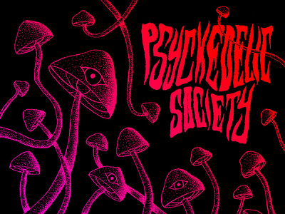 Mush art colors design design art digital 2d dots graphic art illustration illustrator lettering music music art music cover psychedelia psychedelic rock rock band typography ui vector