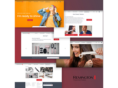 Edit UI of remingtonproducts.com Website redesign ui ux website websitedesign