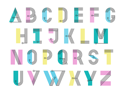 Schematic Sans adobe cc adobe illustrator design font graphic design typography