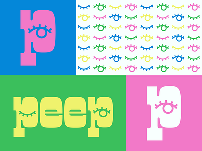 Peep Eyewear adobe cc adobe illustrator brand brand design design graphic design logo typography