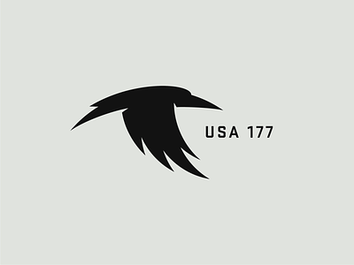 It was RIP for this Raven bird boat logo branding design graveyard flying identity illustration logo logo mark mark minimal raven sailing wings