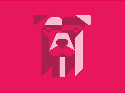 This my pup, LJ design dog geometric illustration minimal pooch pup shapes simple
