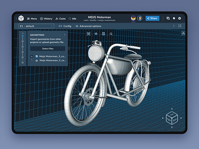 Meijsmotorman + dicehub app app design bicycle dicehub engineering mesh motorbike motorcycle motorcycle club program steps work