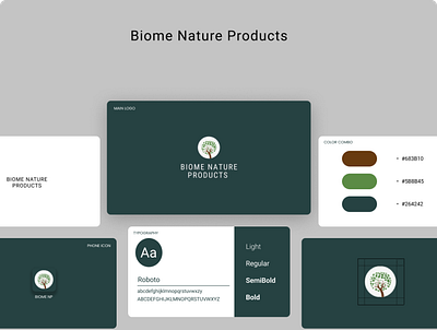 Biome nature Products Logo Design app branding design graphic design logo typography