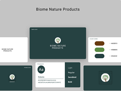 Biome nature Products Logo Design