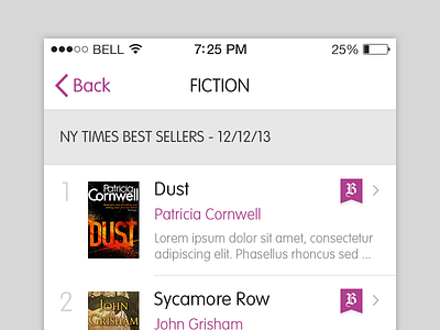 Fiction app books ios iphone