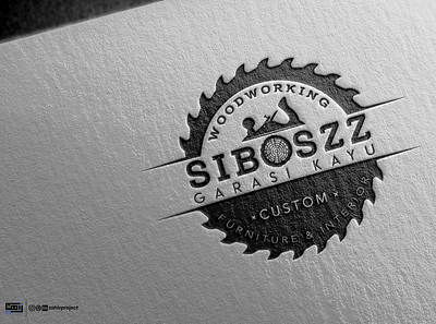 SIBOSZZ GARASI KAYU LOGO graphic design logo