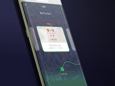 Bet tracker App bet clean concept design flat mobile sports tracker ui ux