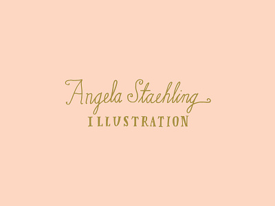 Angela Staehling Logo branding design graphic design identity identity design illustration lettering logo