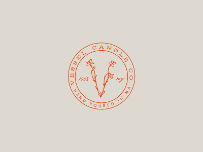 Vessel Candle Co. Seal branding design graphic design identity identity design illustration lettering logo logo design photography photography logo