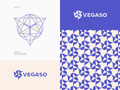 Vegaso Brand identity artikles artikles7 brandidentity branding logo logomark logos simple stars trianglelogo visualbranding