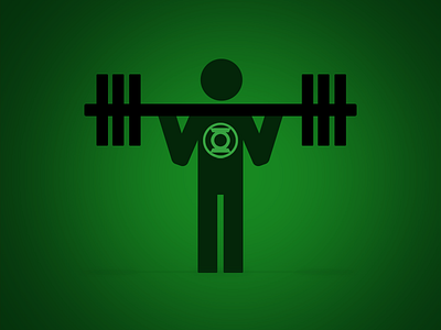 Superheroes Who Lift Series - Green Lantern