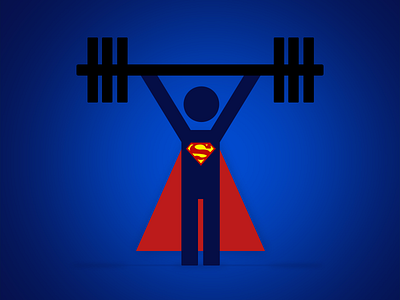 Superheroes Who Lift Series - Superman design superhero superman vector