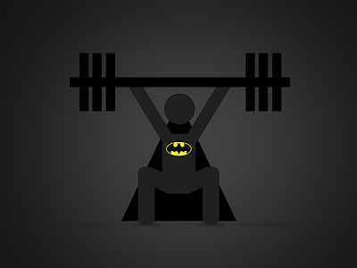 Superheroes Who Lift - Batman batman design illustration superhero