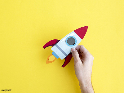 Go whoosh!! design fly growth icon idea paper papercraft rocket startup