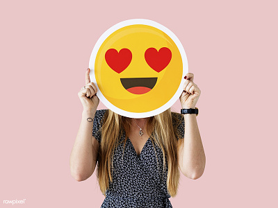 Love Emoji cute design emoji emotion fun girl heart icon like love people