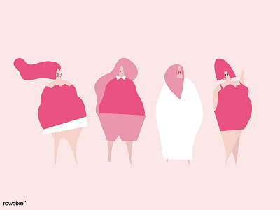 Happy plus size women <3