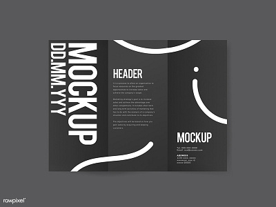 Abstract Brochure Mockup brochure design design graphic graphic design icon illustration mockups template vector