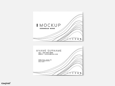 Business Card Mockup abstract business card design design graphic graphic design illustration mockup template design vector