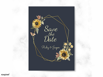 Vintage Floral Invitation