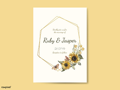 Vintage Floral Invitation