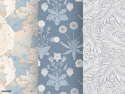 William Morris Patterns design elegant flower graphic design illustration pattern vector vintage