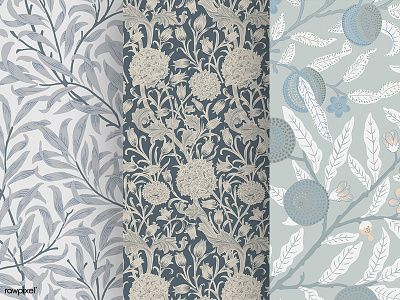 William Morris Patterns design flower graphic graphic design illustration natural pattern vector vintage