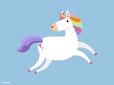 Cute Unicorn <3 character cute design fun graphic graphic design illustration kids pattern rainbow unicorn vector