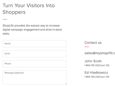 Contact Page - v1 - Website Redesign contact form contact us form fields minimal proximity simple