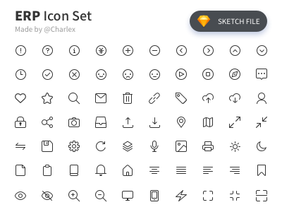 ERP Icon Set erp icon set