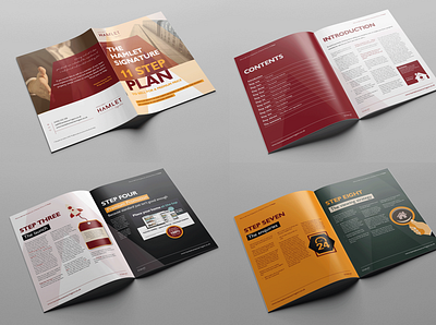 Booklet design for HAMLET(Print version) book design branding idea graphic design print publications