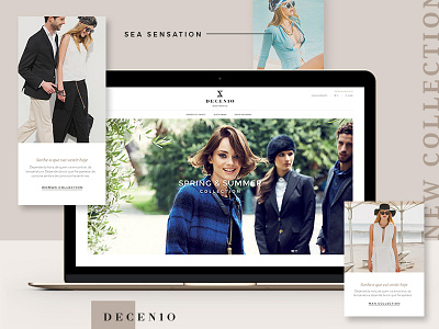 Decenio ecommerce fashion grid responsive store type webdesign website