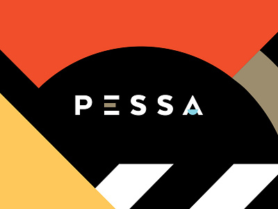 Pessa brand branding color creative identity letter logo shapes symbol type