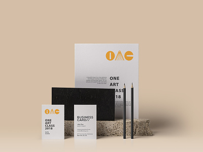 OAC-One Art Class / Logo Design design logo vi