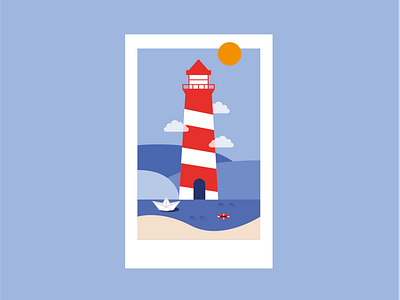 Do you want to go to the seaside? adobe illustrator graphic design illustration