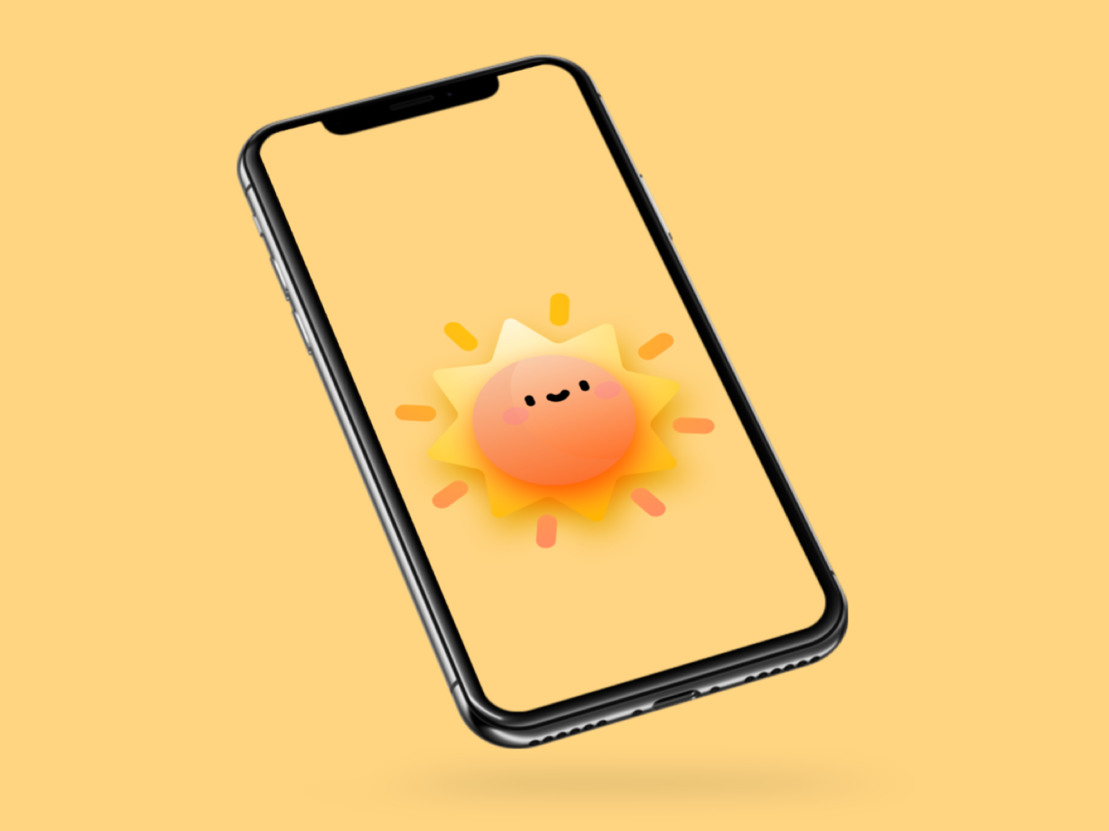 Sun Illustration Wallpaper by richard.ux on Dribbble