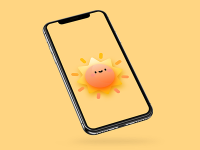 Sun Illustration Wallpaper