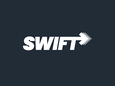Swift Logo Concept brand branding consulting fast flat icon illustration industrial italics logo minimal quick speed swift vector