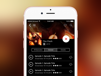 Rejected TV Series Page download flash ios movie owned show stream tv ui ux video watch