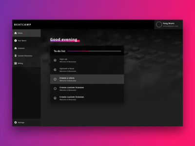 Dashboard Concept
