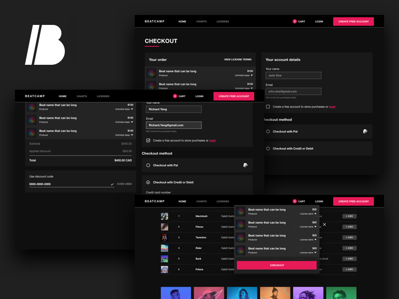 Beatcamp checkout