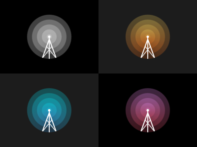 Minimal Radio Illustration