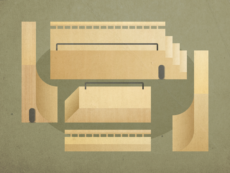 Vintage Skate Park Illustration minimal flat park skateboard skate retro vintage logo icon illustration vector