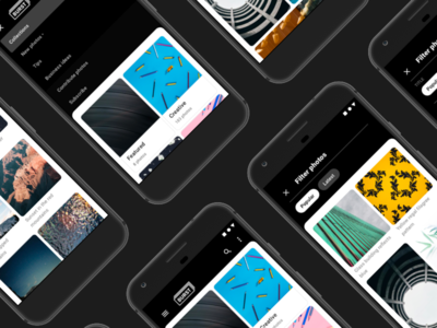 Conceptual Burst Stock Photos App