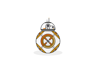 R88 bb8 bb8e culture flat illustration logo pop space star starwars vector wars